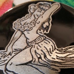 Monster Belt Buckles Accessories - Hula girl belt buckle Monster Belt Buckles Accessories - Hula girl belt buckle